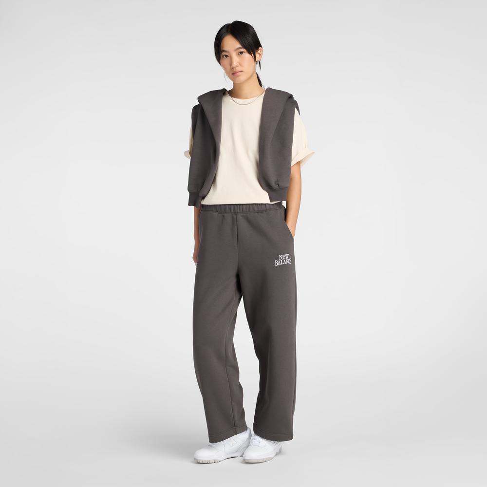 Dámská kalhoty New Balance WB61W1DZABR - šedivé