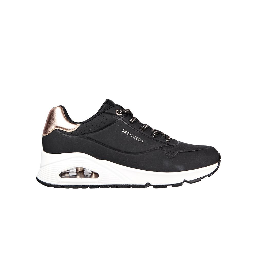 Boty Skechers Uno Shimmer Away 155196BLK - černé