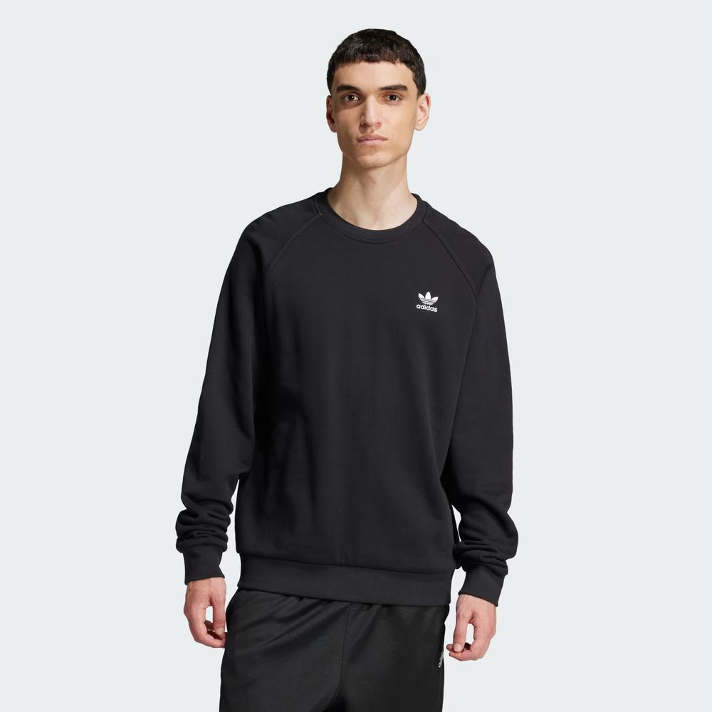 Mikina adidas Trefoil Essentials Crewneck JD2412 - černé