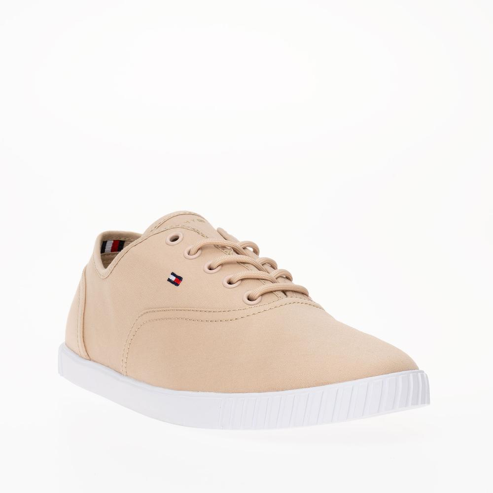 Boty Tommy Hilfiger Canvas Lace Up FW0FW07805-TRY - růžové