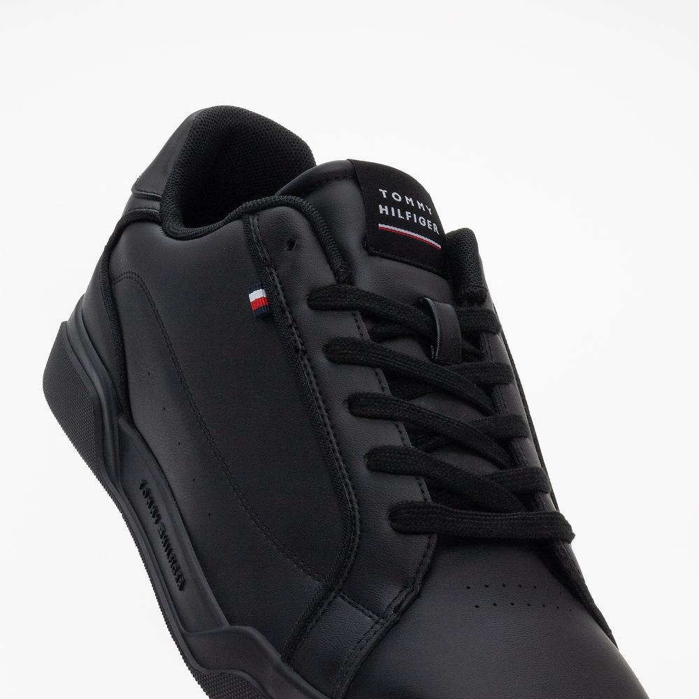 Boty Tommy Hilfiger Lo Cup Lth FM0FM04827-BDS - černé