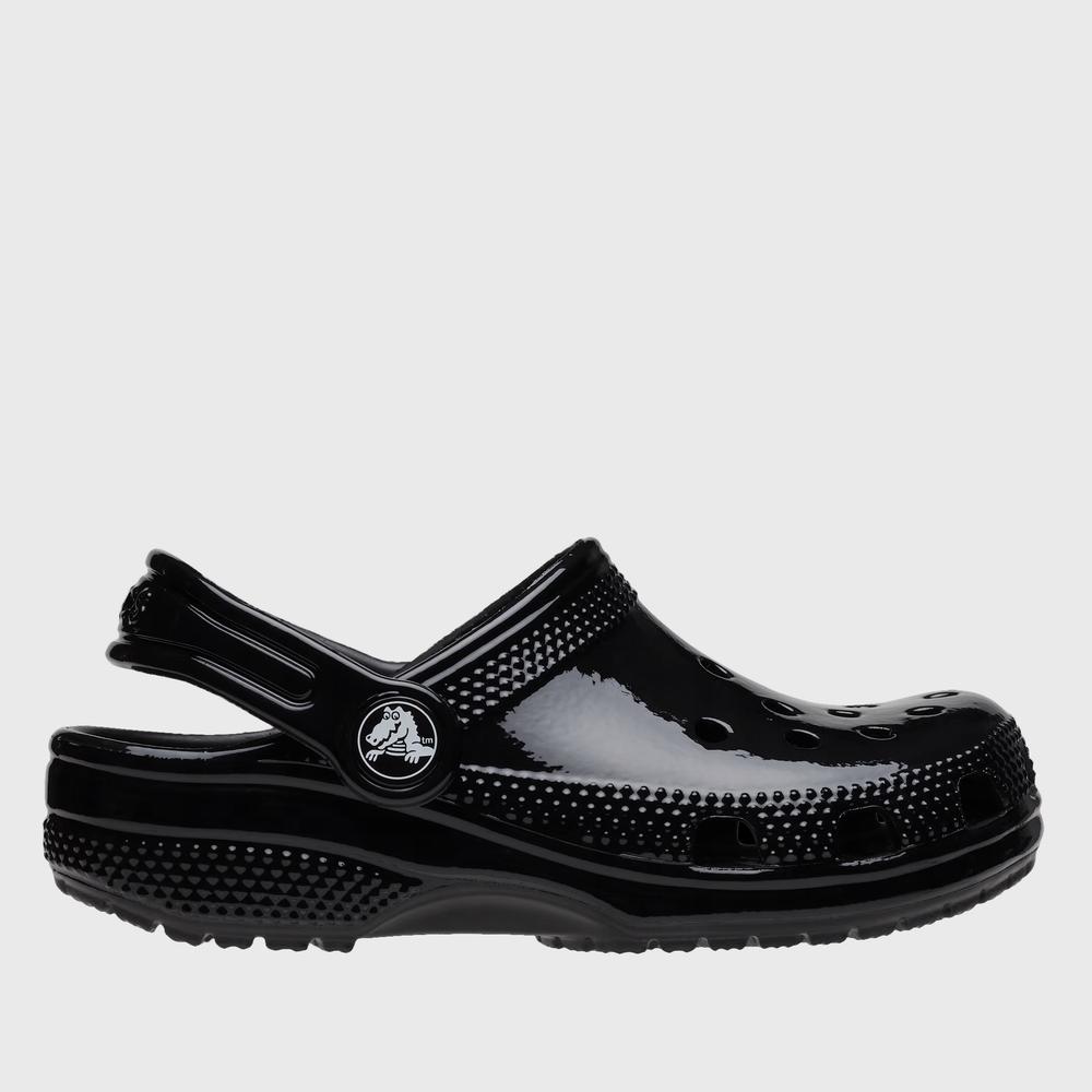 Žabky Crocs Classic High Shine Clog 209834-001 - černé