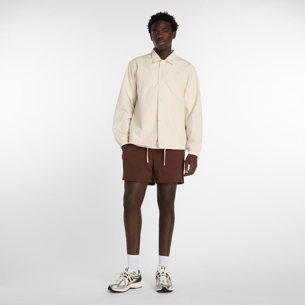 Pánská bunda New Balance MJ61U6AJLIN - béžové