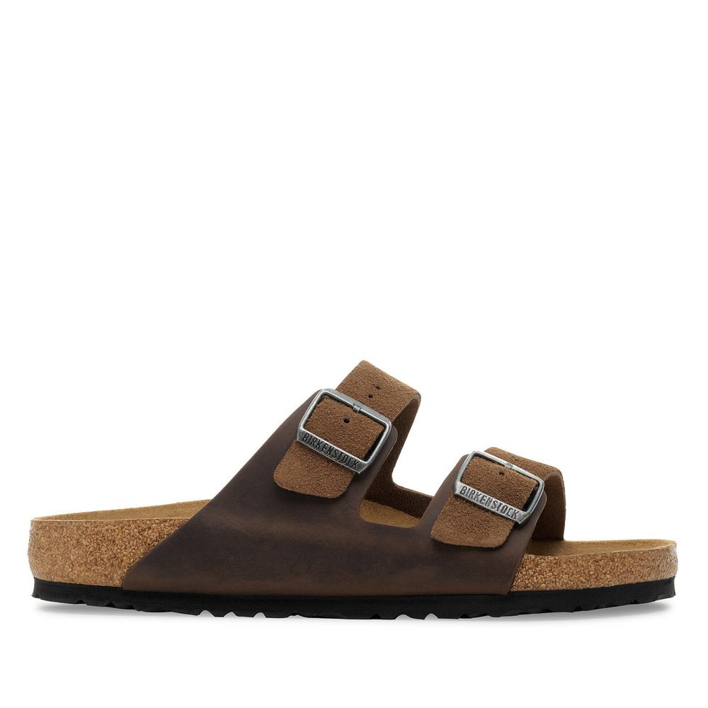 Žabky pánské Birkenstock Arizona 1030677 - hnědé