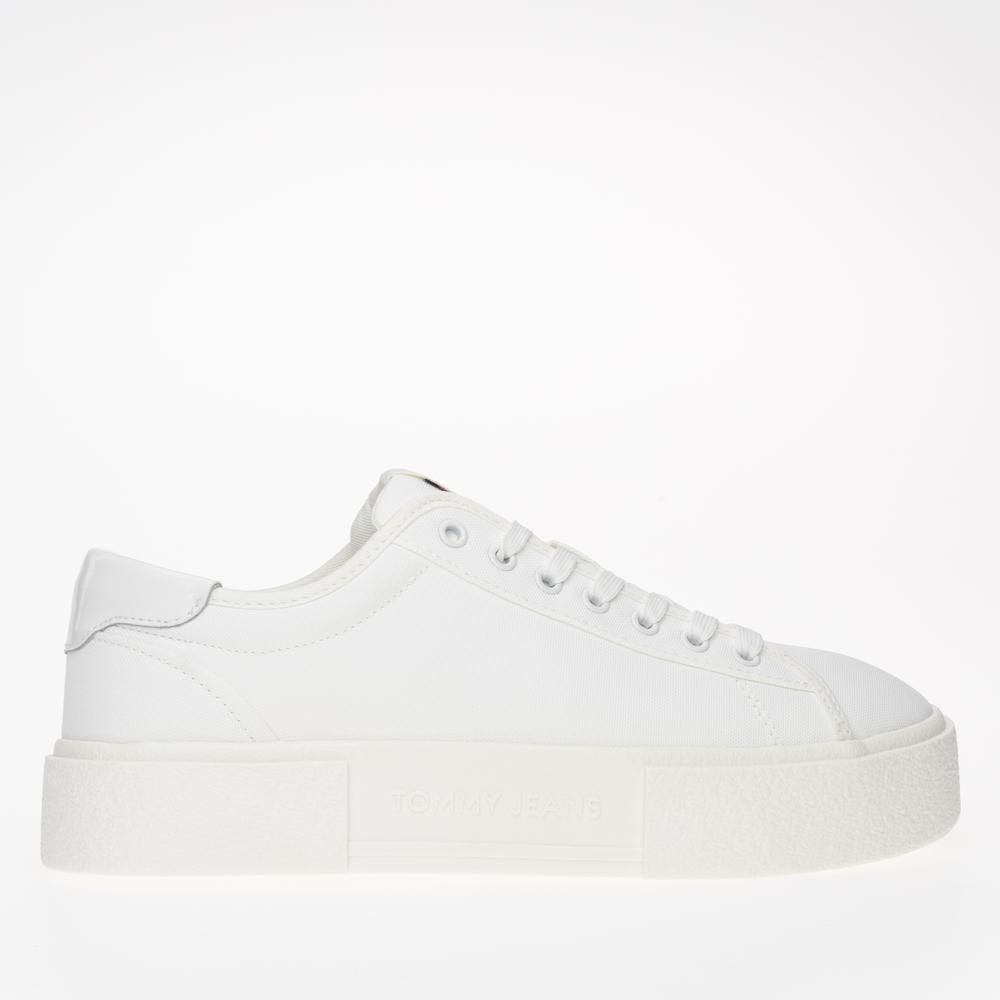 Boty Tommy Jeans Floxing Flatform EN0EN02480-YBL - bílé