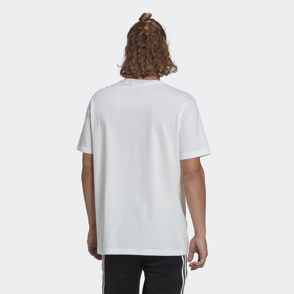 Tričko adidas Essentials BrandLove HL9386 - bílé