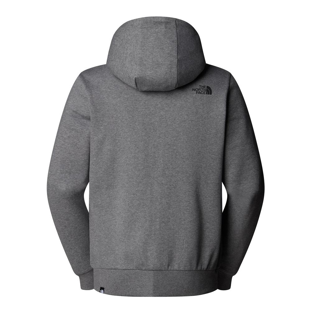 Mikina The North Face Simple Dome Full Zip 0A89FDDYY1 - šedivé