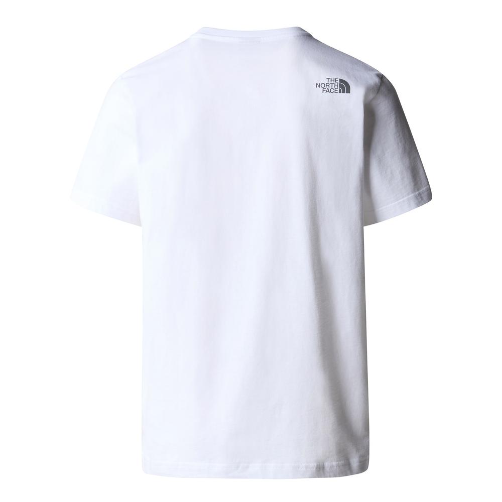 Pánské tričko The North Face Mountain Line 0A87NTFN41 - bílé