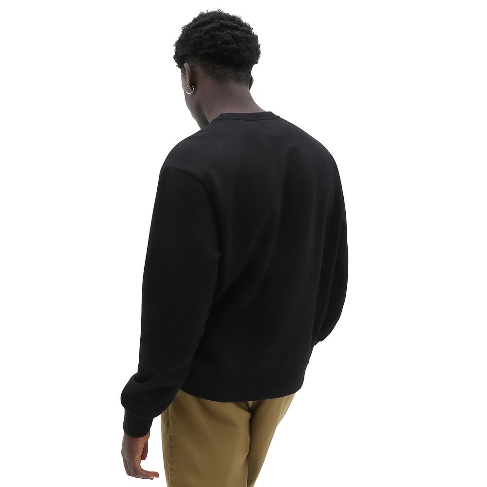 Mikina Vans Relaxed Fit Crew VN0007FPBLK1 - černé