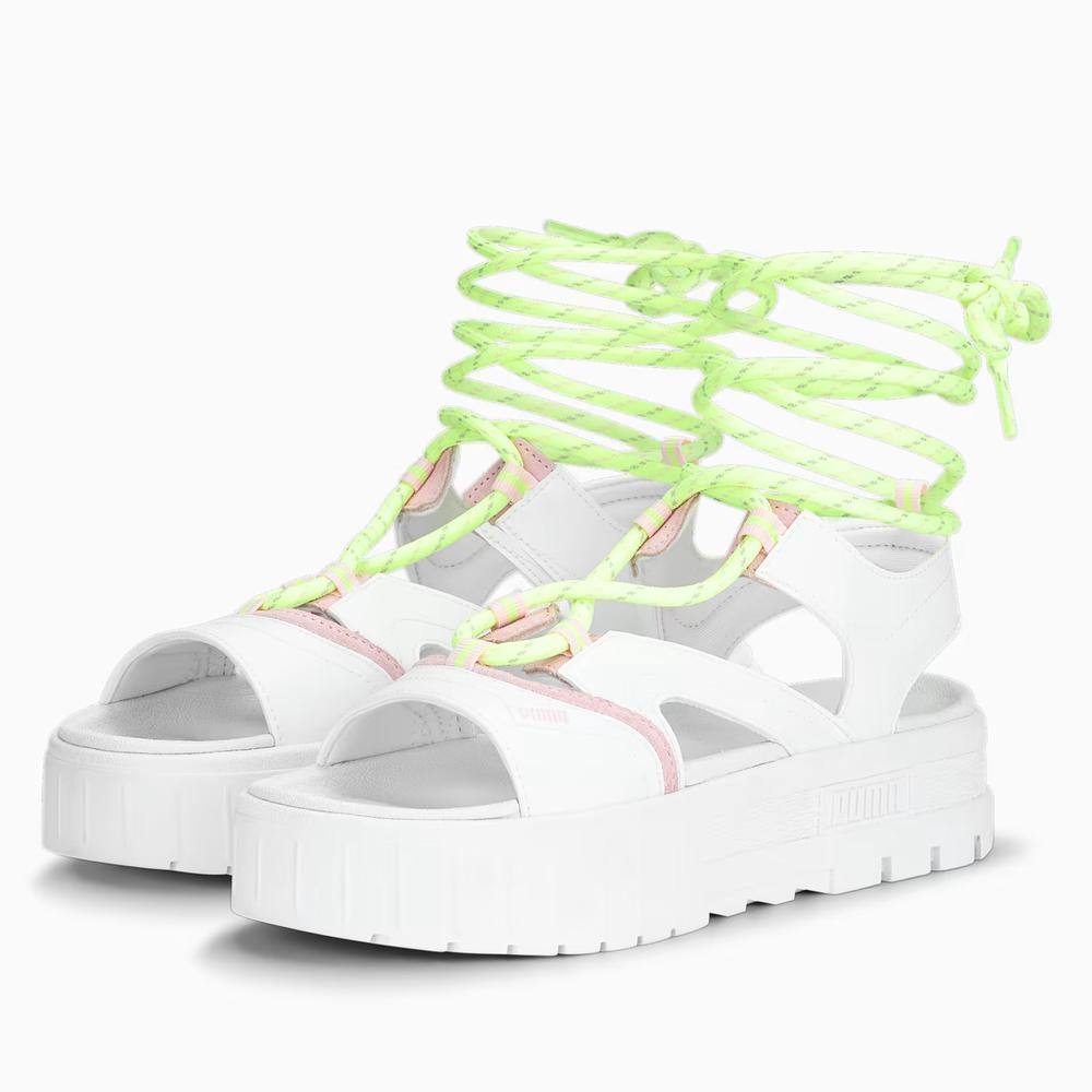 Sandále Puma Mayze Lace Pop 39063801 - bílé