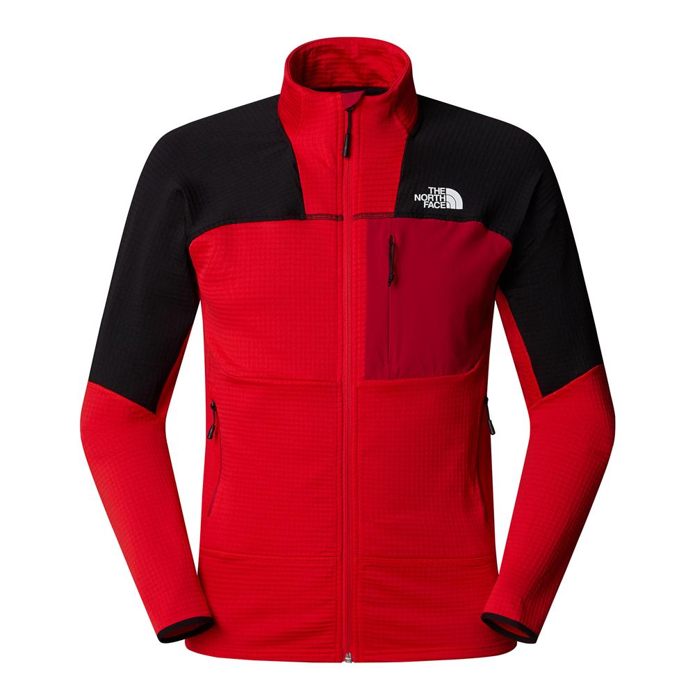 Bunda The North Face Stormgap Power Grid 0A87J87IJ1 - červené
