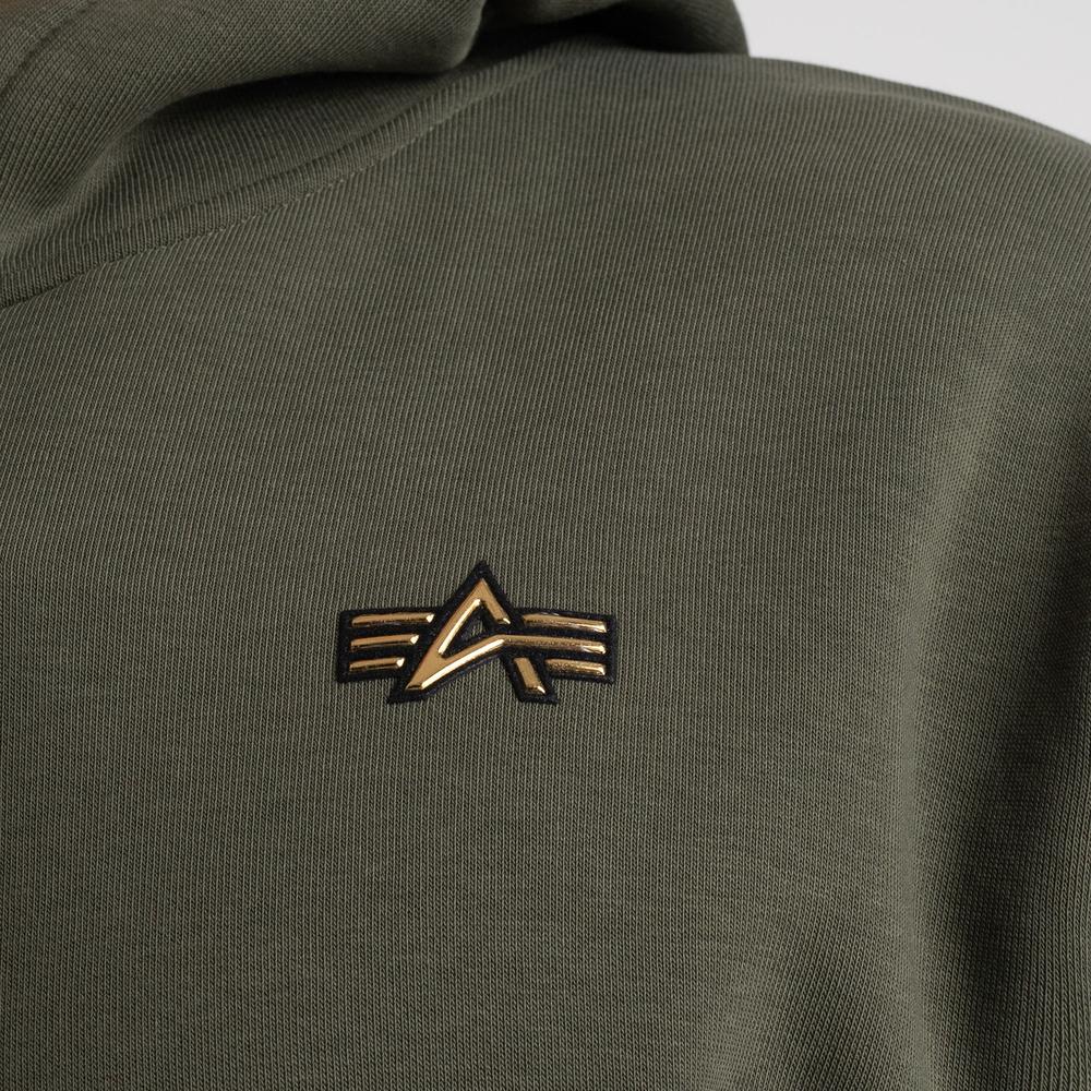 Mikina Alpha Industries 3D Small Logo 148337142 - zelené