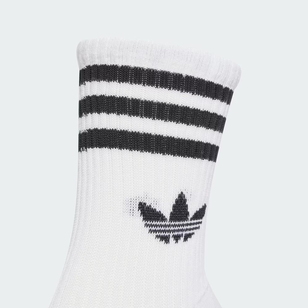 Ponožky unisex adidas Originals 3-Stripies Crew 6 Pairs JV7410 - bílé