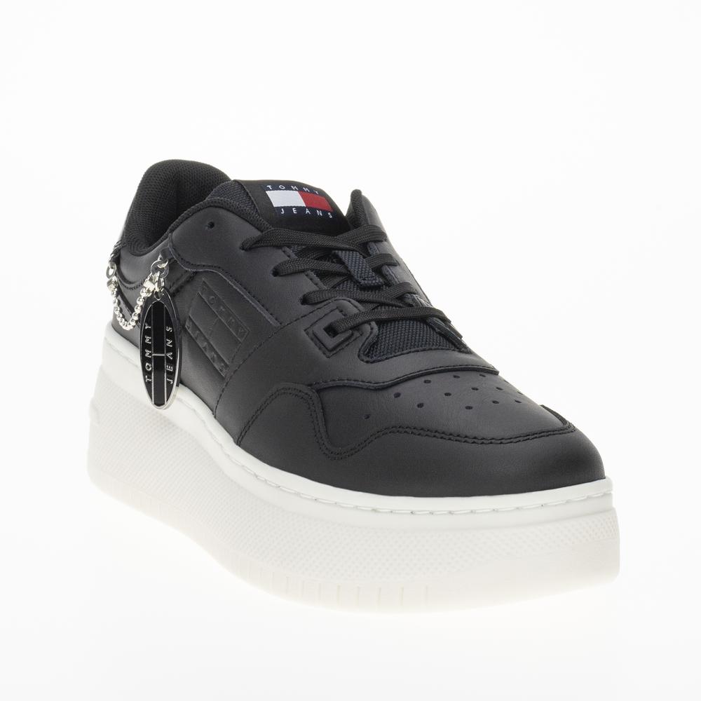 Boty Tommy Jeans TJW Retro Flatform Charm EN0EN02421-BDS - černé