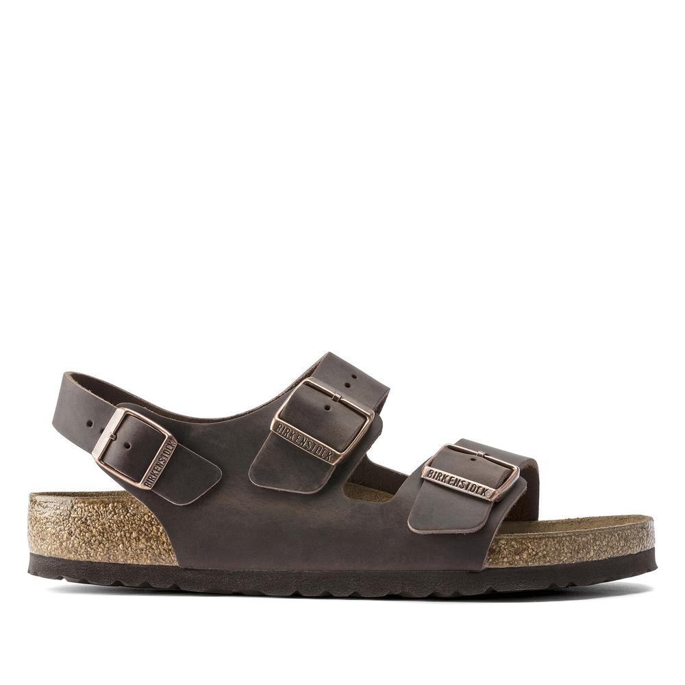 Sandále Birkenstock Milano 34871 - hnědé