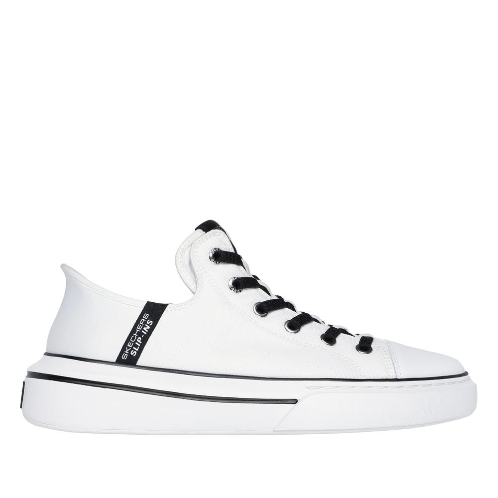 Boty Skechers Premium Leather Skechers Slip-ins Snoop One OG 251026WBK - bílé
