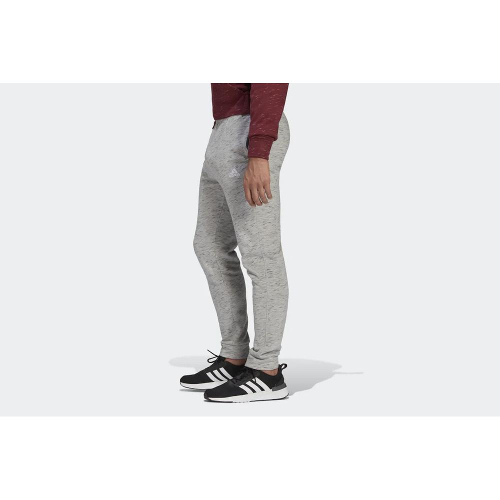 Kalhoty adidas Essentials French Terry Melange HE1795 - šedivé
