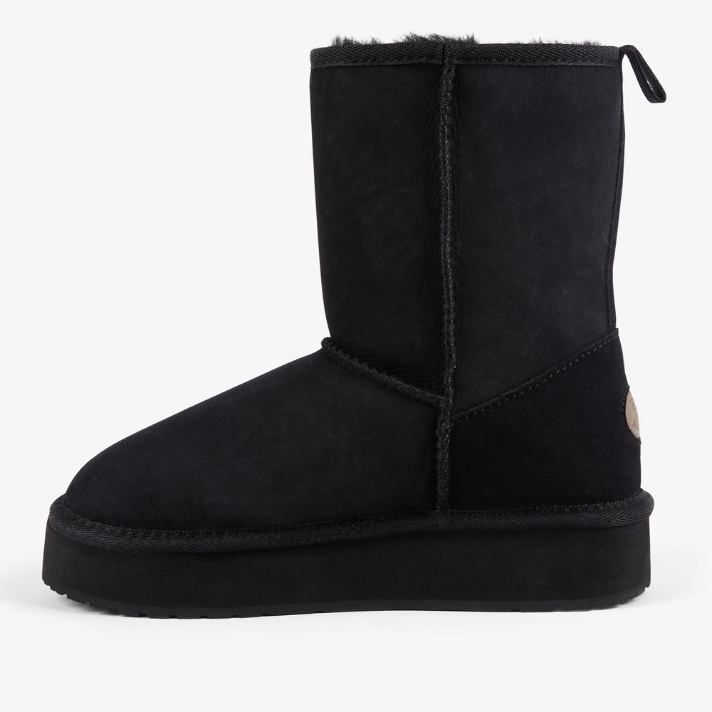 Dámské boty Emu Australia Stinger Lo Flatform W13190BLAK - černé