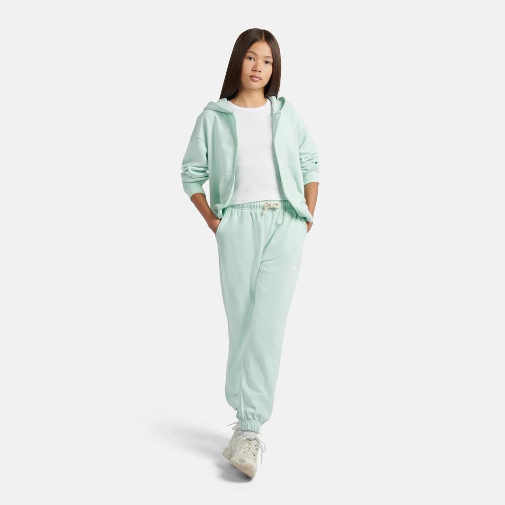 Dětské kalhoty New Balance LAKG0058COJ - mátové