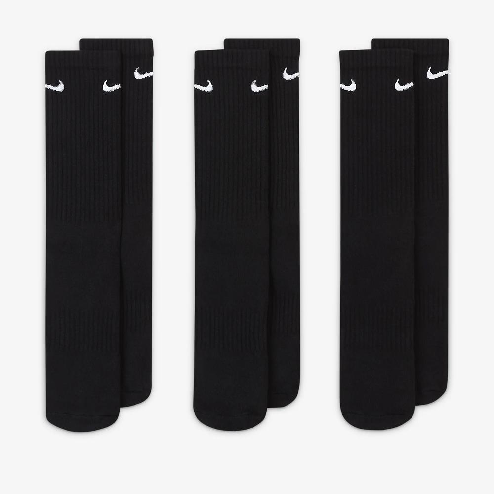 Ponožky Nike Everyday Cushioned Training Crew SX7664-010 - černé