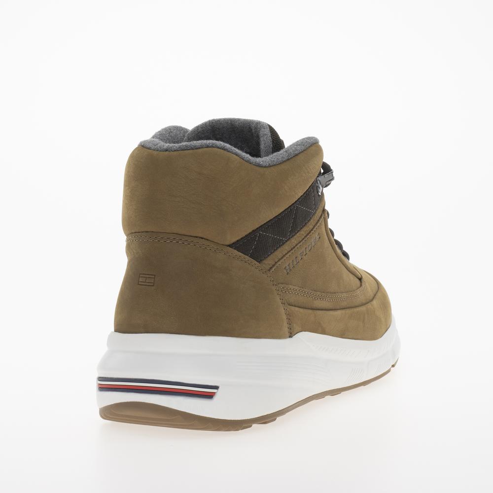 Boty Tommy Hilfiger Warm Nubuck Hybrid FM0FM05189-GWJ - hnědé