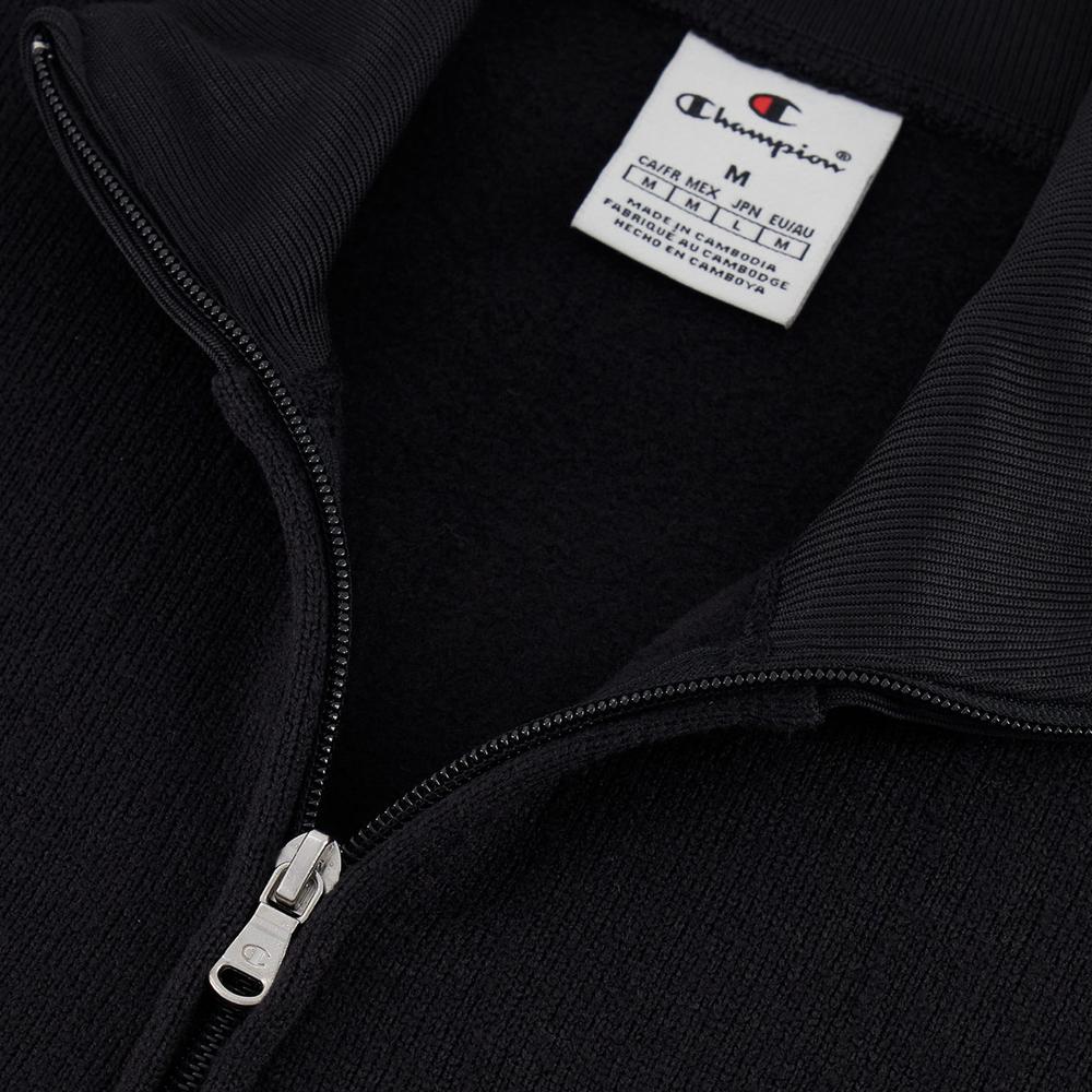 Mikina Champion Tonal C Logo Full Zip Knitted 220284-KK001 - černé