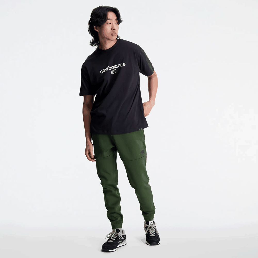 Pánské tričko New Balance MT33529BK - černé