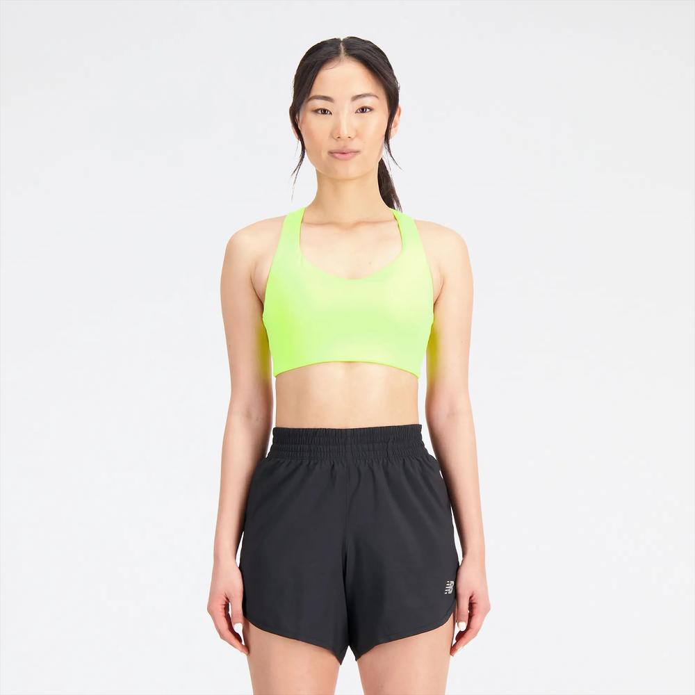Dámský top New Balance WB01032THW – zelené