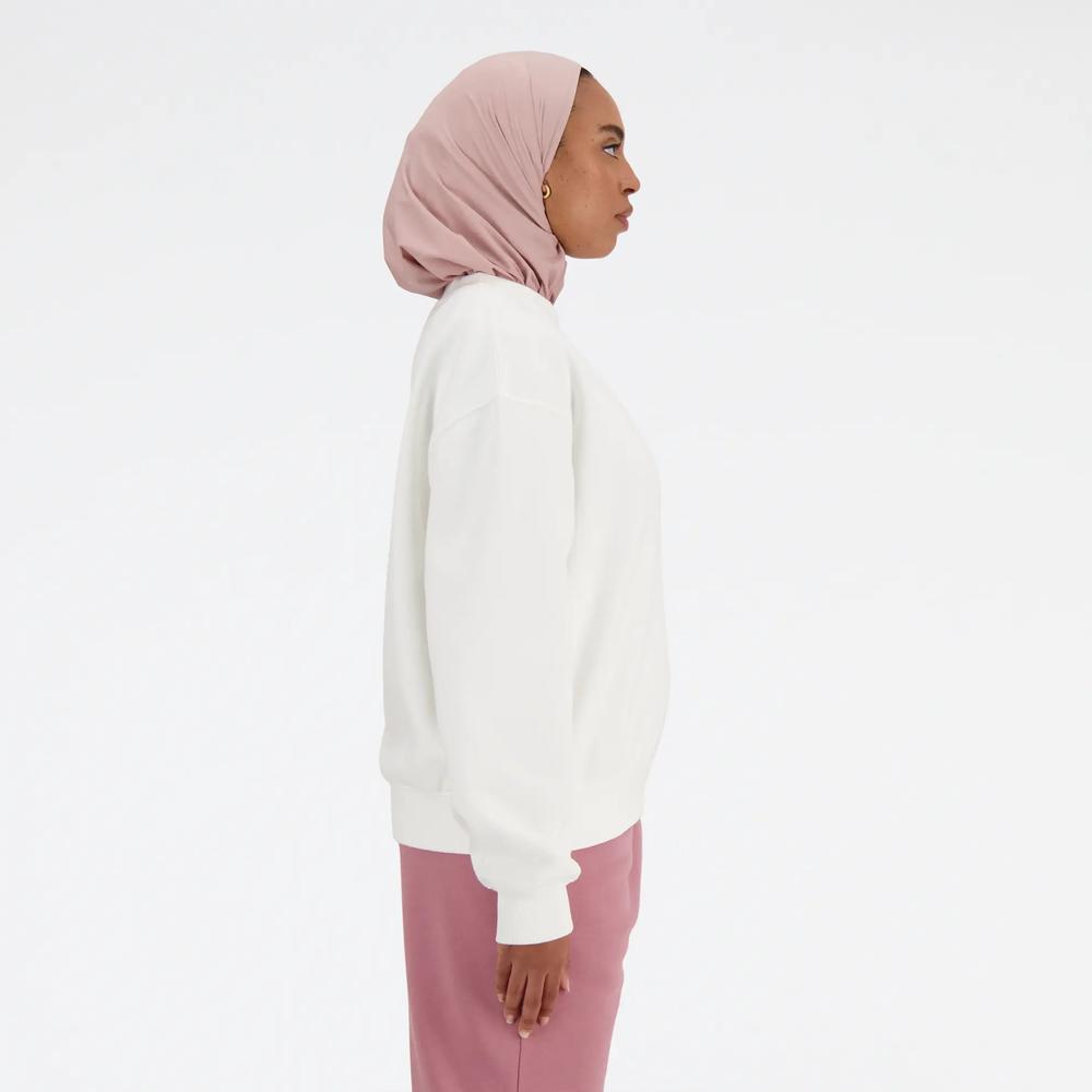 Dámská mikina New Balance WT41517WT - bílé