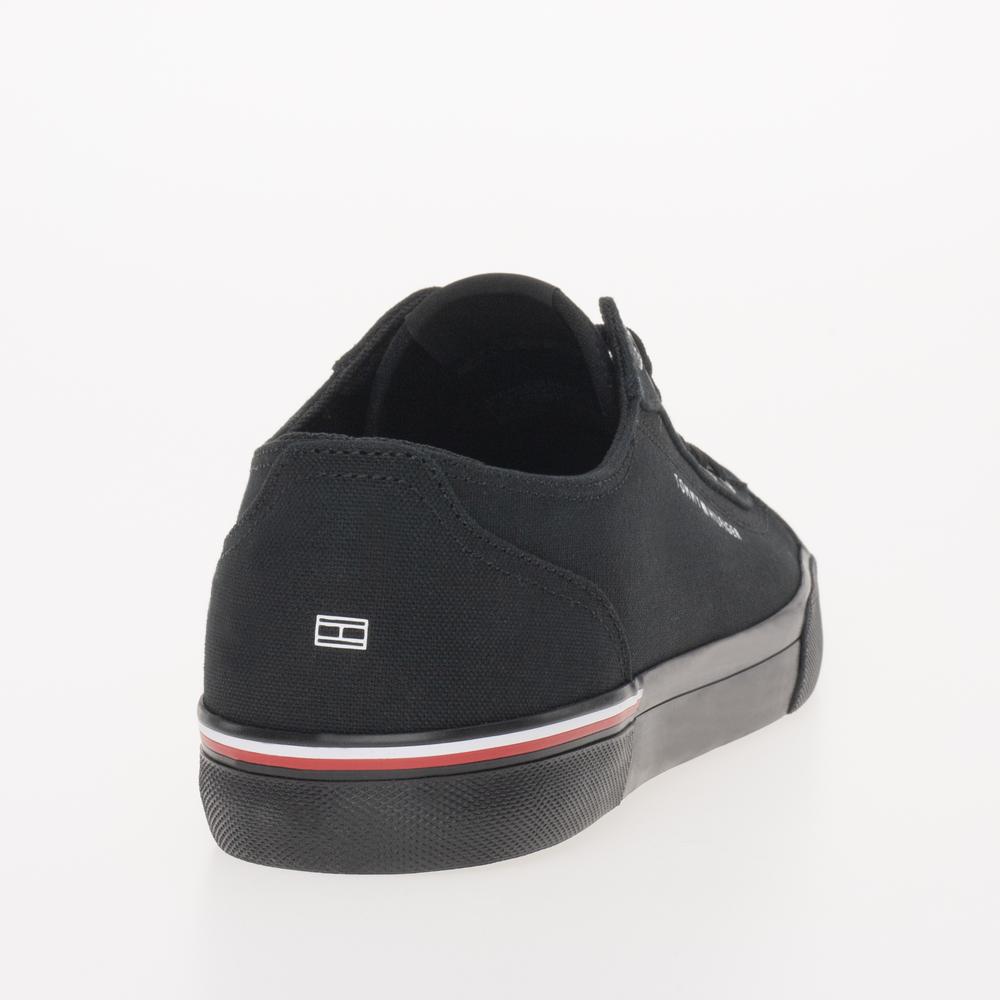 Boty Tommy Hilfiger Corporate Vulc Canvas FM0FM04954-BDS - černé