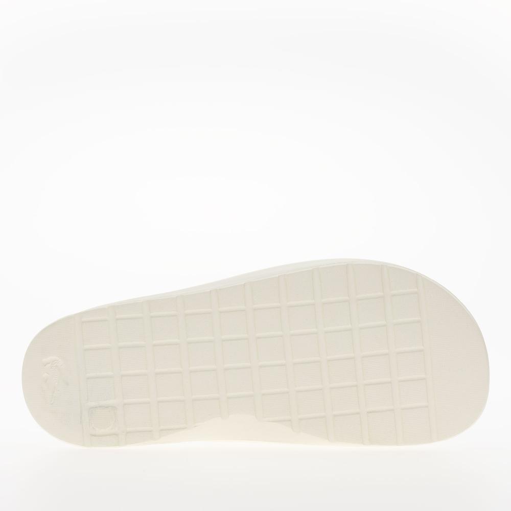 Žabky Lacoste Serve Slide 2.0 748CMA0022-1Y5 - bílé