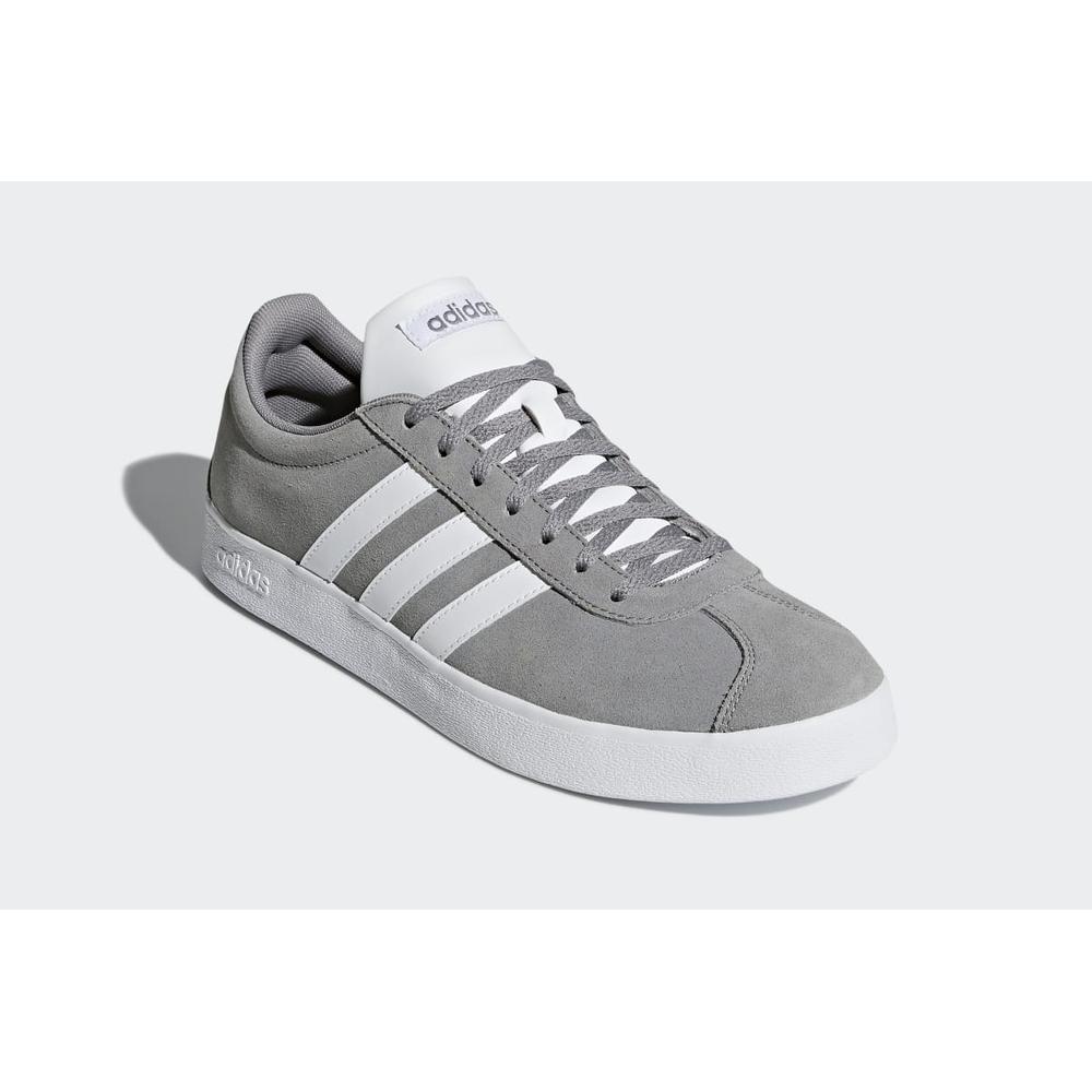 Boty adidas VL Court 2.0 B43807 - šedivé