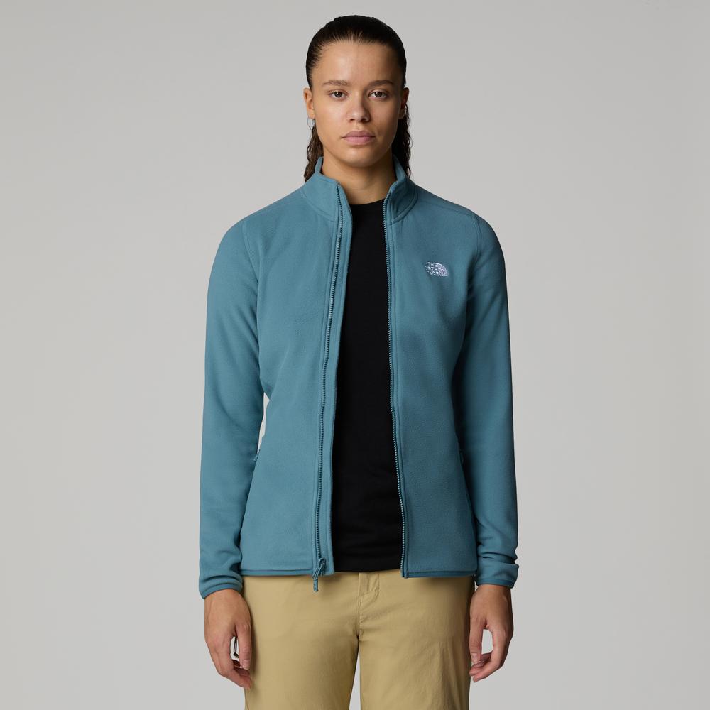 Dámské blúza The North Face 100 Glacier Full-Zip Fleece 0A855O4221 - modré