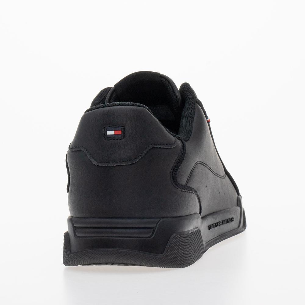 Boty Tommy Hilfiger Lo Cup Lth FM0FM04827-BDS - černé