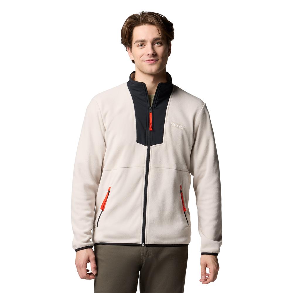 Pánská sportovní mikina Columbia Sequoia Grove Fleece 2095891277 - béžové