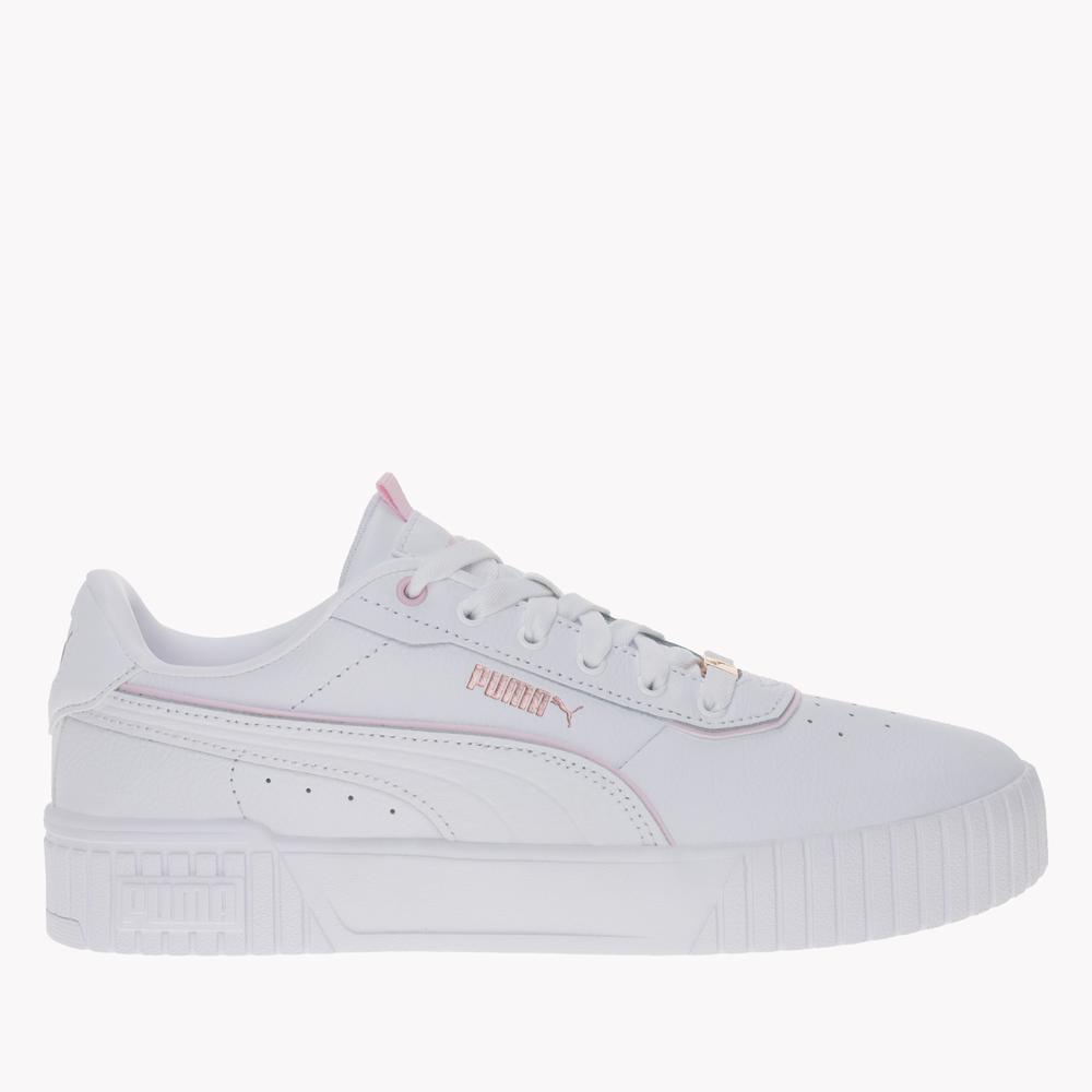 Boty Puma Carina 2.0 Lux 39501705 - bílé