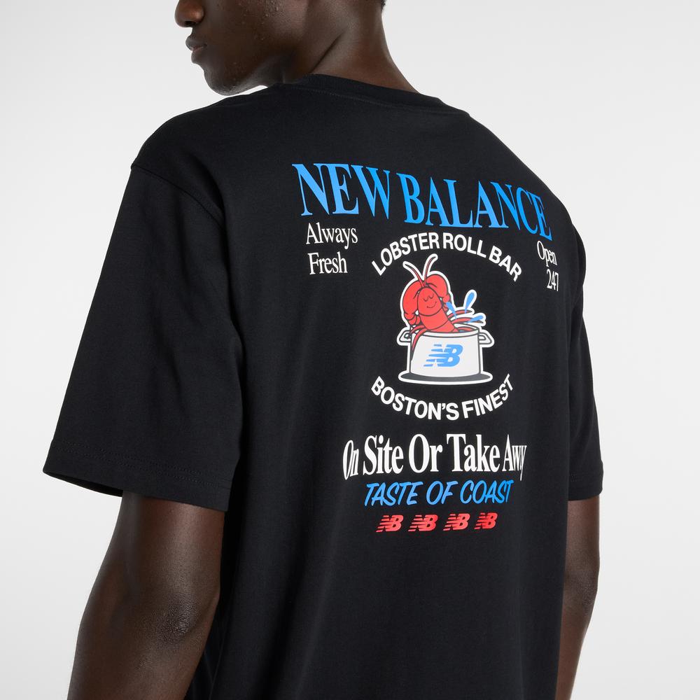 Pánské tričko New Balance MT61Y1F6BK - černé