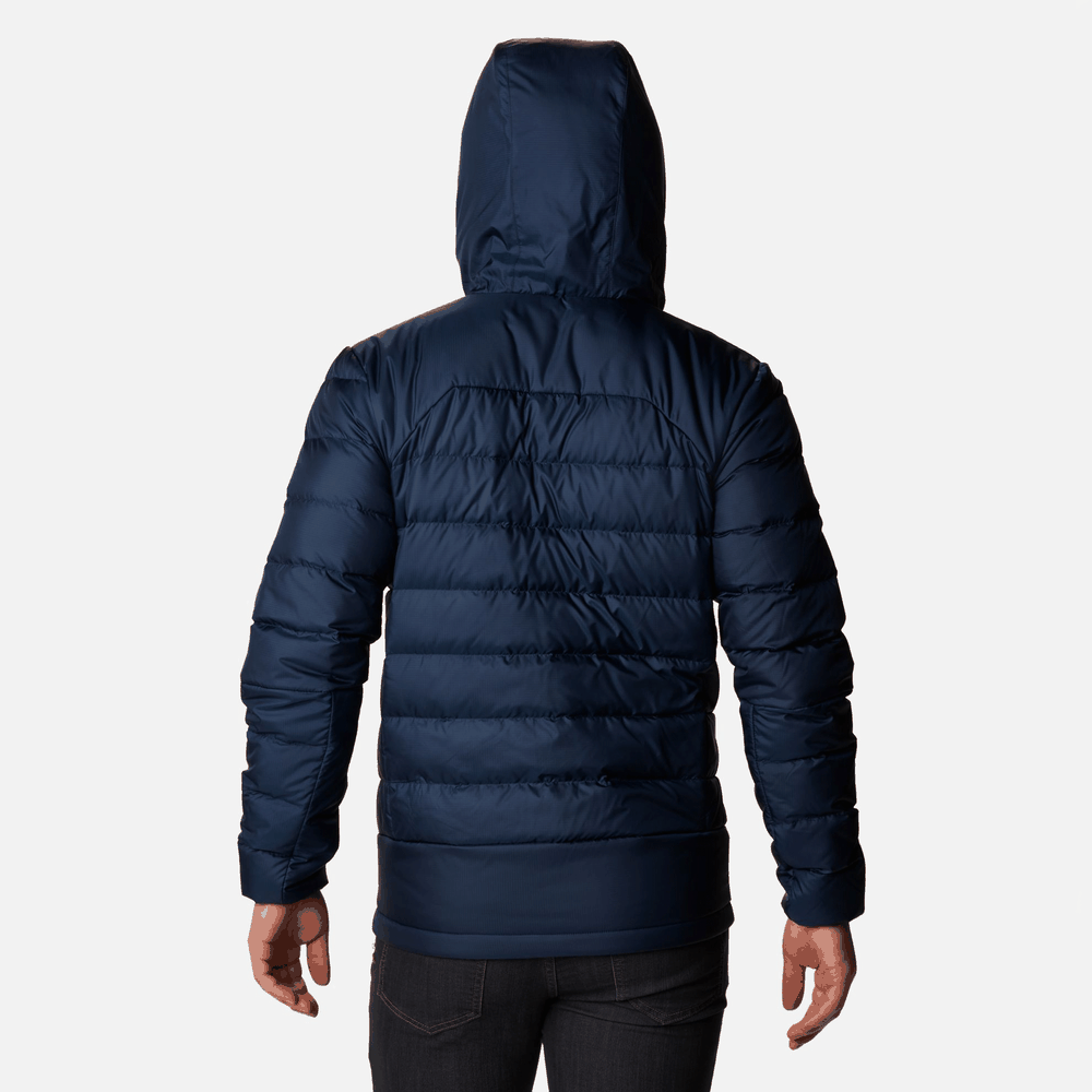 Bunda Columbia Autumn Park Down Hooded 1930241464 - tmavě modrě
