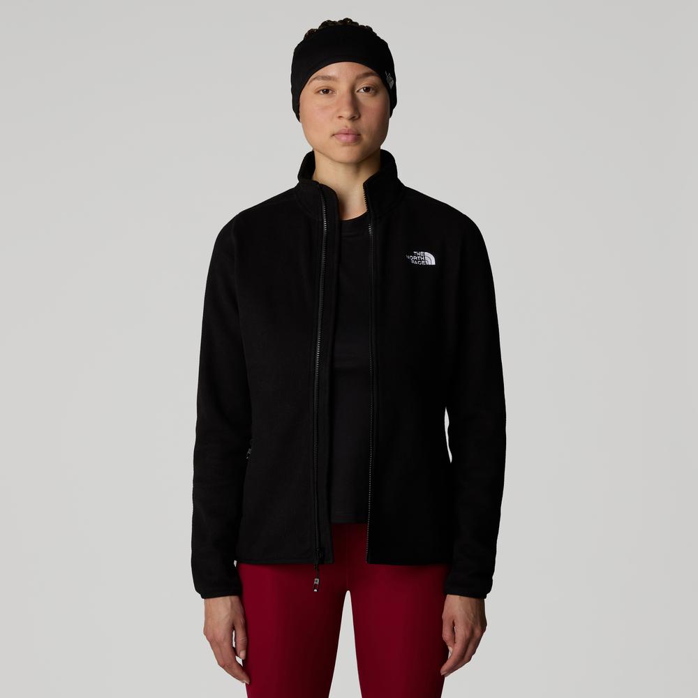 Blúza The North Face 100 Glacier Full-Zip Fleece 0A855O4H01 - černé
