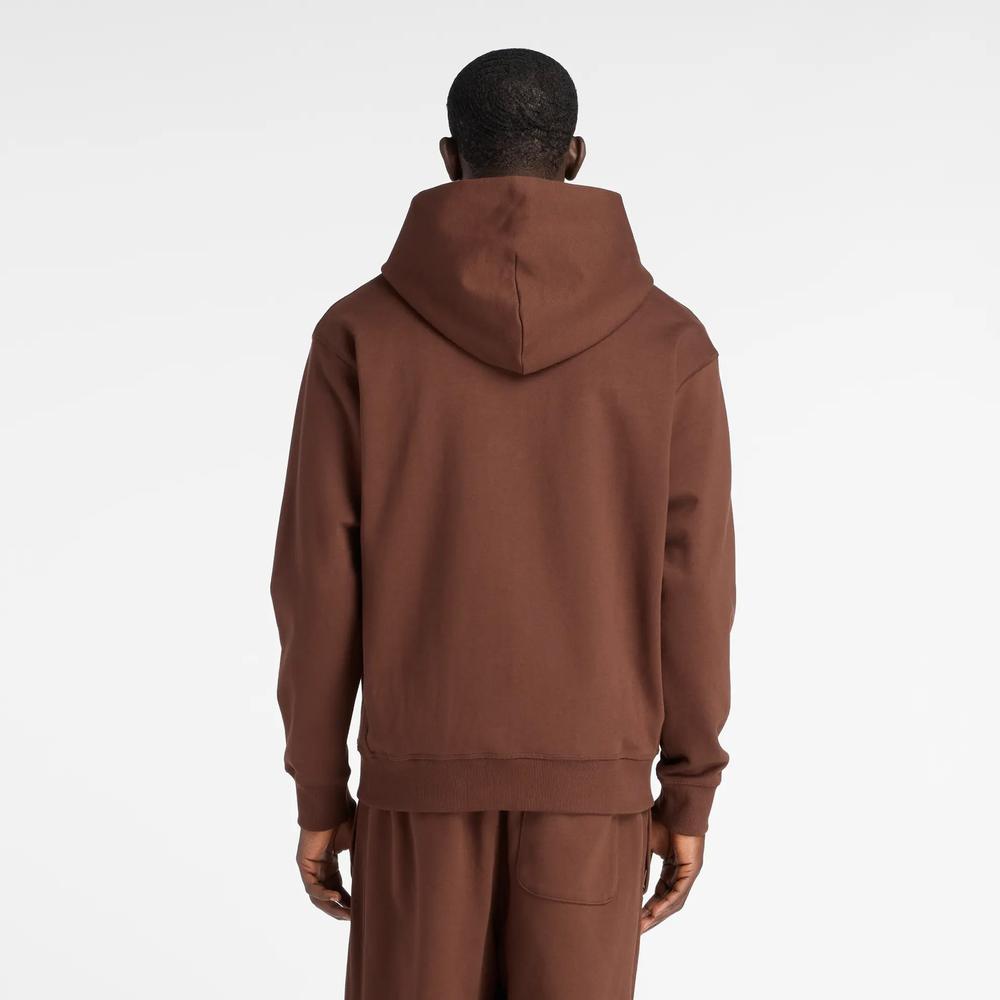 Pánská mikina New Balance MJ53506ABJ - hnědé