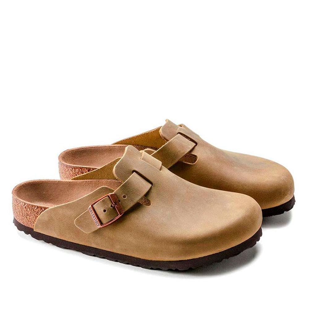 Žabky Birkenstock Boston 960811 - hnědé