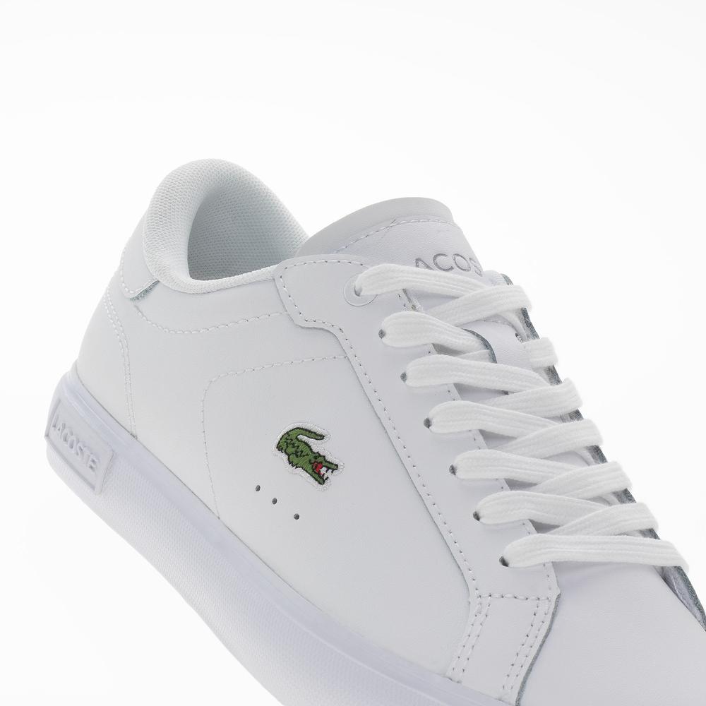 Boty Lacoste Powercourt 125 2 SFA 749SFA0086-21G - bílé