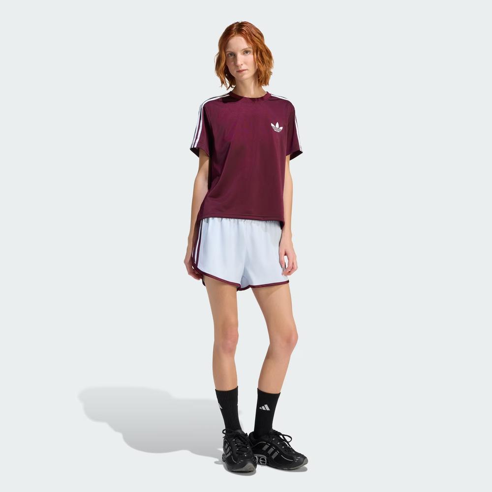 Krátké kalhoty dámské adidas Originals 3-Stripes Sprinter KE7999 - modré