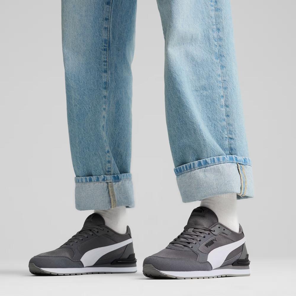 Unisex boty Puma ST Runner v4 Mesh 39966603 - šedivé