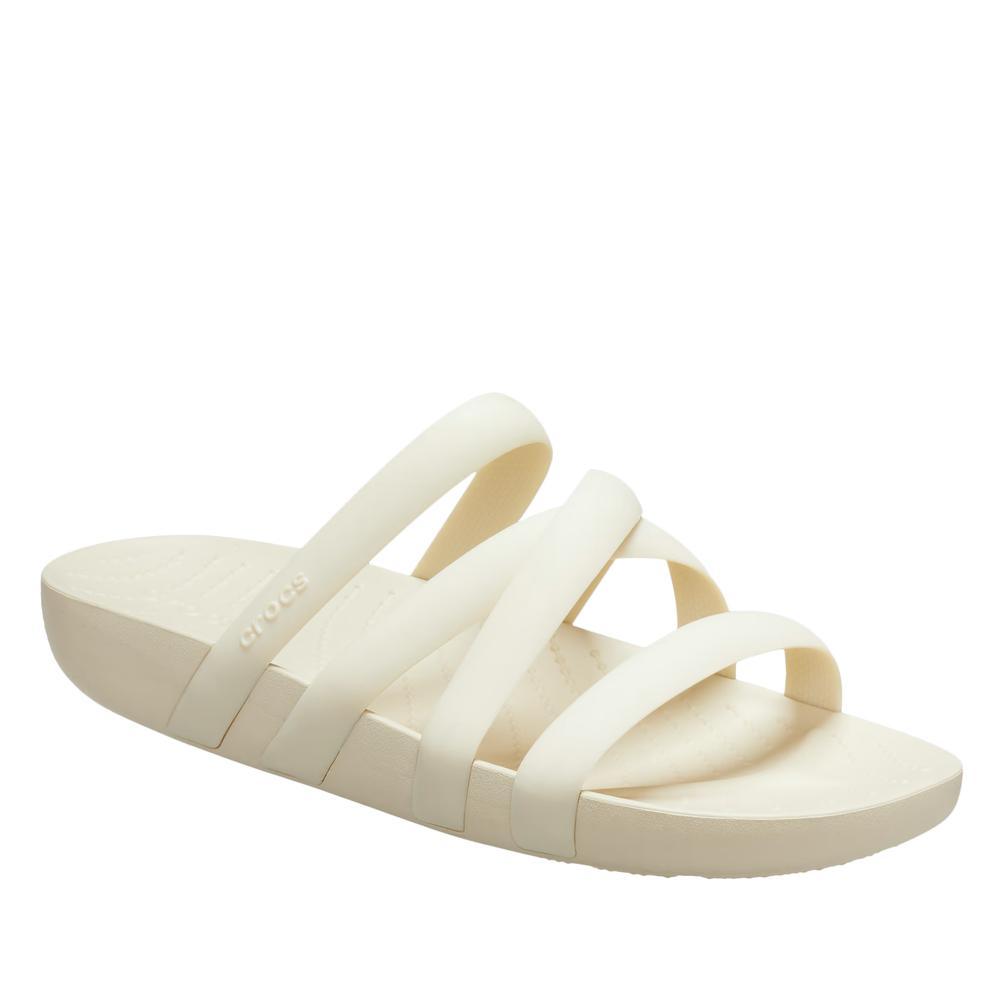 Žabky Crocs Splash Strappy Sandal 208217-2Y2 - krémové