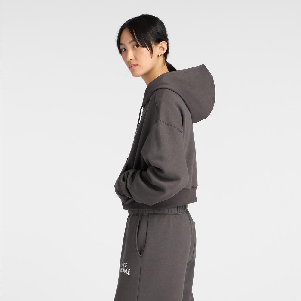Dámská mikina New Balance WJ61W2EEABR - šedivé