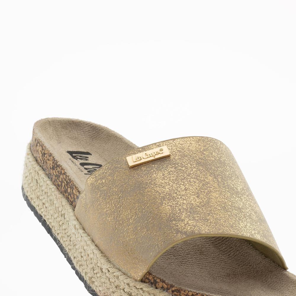 Žabky Lee Cooper LCW-24-35-2507L - béžové