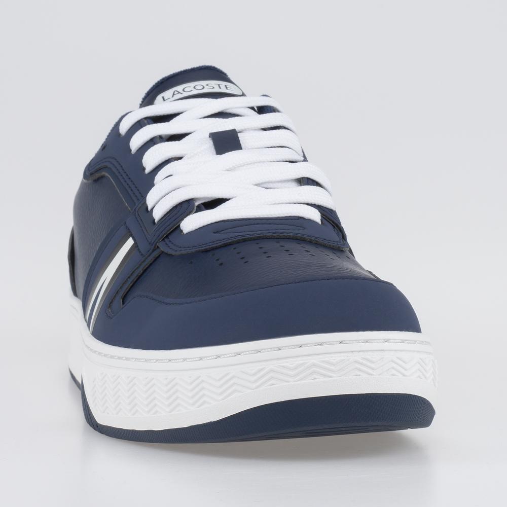 Boty Lacoste Leather Colour-Pop Trainers 743SMA0075-092 - tmavě modrě