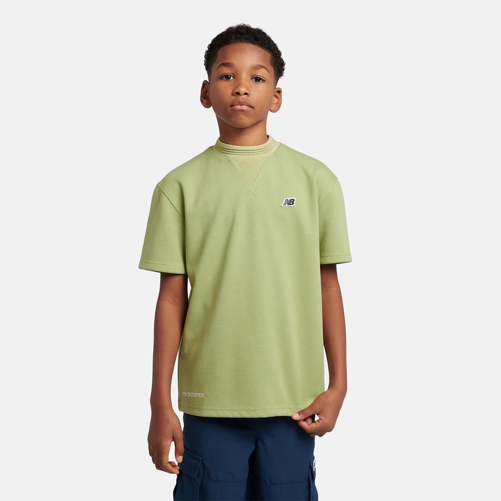 Dětské tričko New Balance LAKB0191EEN - zelené