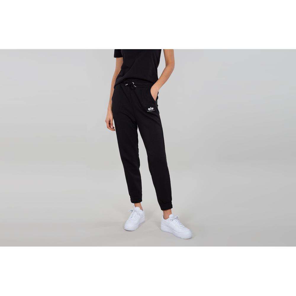 Sportovní tepláky dámské Alpha Industries Basic Jogger SL 11605103 - černé